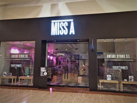 Miss a store - The Fast, Easy Way Find What You're Shopping For In-Store. Search Now > STORES MAP DEALS INFO CONNECT WITH MISS A. Miss A. EVERYTHING'S $1 - SERIOUSLY. SPECIAL HOURS. 03/31/2024: Closed (Easter) REGULAR STORE HOURS. Monday to Thursday 10AM - 8PM | Friday to Saturday 10AM - 9PM | Sunday 12PM - 6PM | BEST …